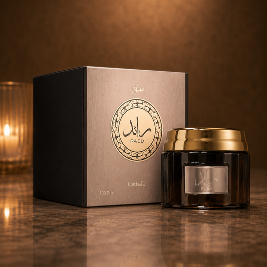 Raed Bakhoor Incense 100g Lattafa