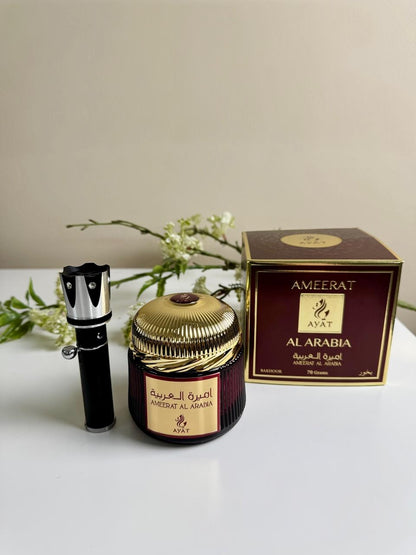 AMEERA Bundle: Bukhoor and Incense Burner